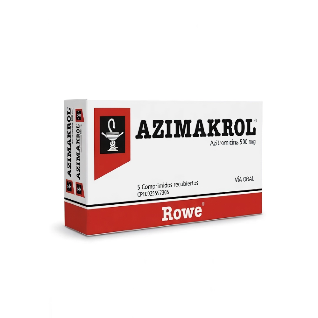 AZIMAKROL 500 X 5 COMPR (AZITROMICINA) (ROWE)