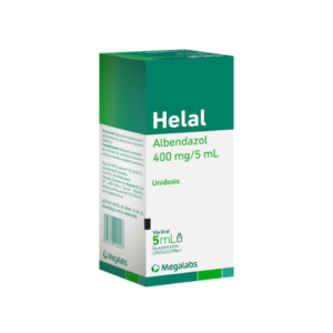 HELAL 400MG/5ML (ALBENDAZOL) (SUSP) (MEGALABS)