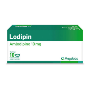 LODIPIN 10MG X 10 COMP (AMLODIPINA) (TABLETAS) (MEGALABS)