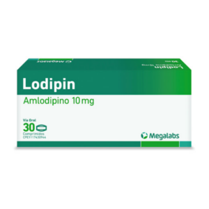 LODIPIN 10MG X 30 COMP (AMLODIPINA) (TABLETAS) (MEGALABS)