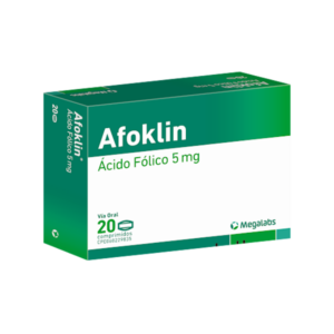 AFOKLIN 5MG X 20 COMP (ACIDO FOLICO) (TABLETAS) (KLINOS)