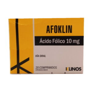 AFOKLIN 10MG X 20 COMP (ACIDO FOLICO) (TABLETAS) (KLINOS)