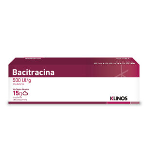 BACITRACINA 500UI UNGUENTO 15GR (CREMAS) (KLINOS)