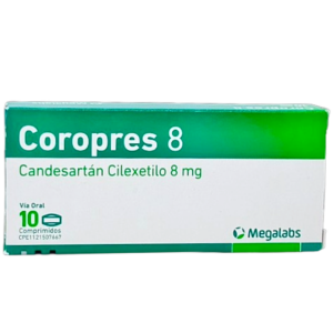 COROPRES 8MG X 10 TAB (CANDESARTAN) (MEGALABS)