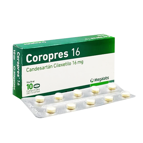 COROPRES 16MG X 10 TAB (CANDESARTAN) (MEGALABS)