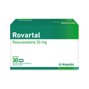 ROVARTAL 20MG X 30 COMP (ROSUVASTATINA) (TABLETAS) (MEGALABS)