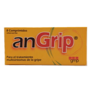 ANGRIP DIA X 8 COMP (ACETAMINOFEN/CAFEINA) (TABLETAS) (KLINOS)