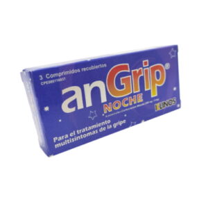 ANGRIP NOCHE 500MG X 4 TAB (ACETAMINOFEN/CLORFENIRAMINA)(TABLETAS)(KLINOS)