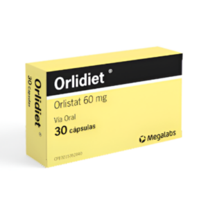 ORLIDIET 60MG X 30 CAP (ORLISTAT) (TABLETAS) (MEGALABS)