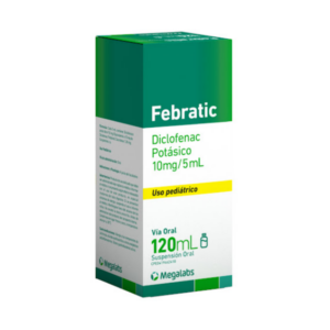 FEBRATIC 10MG/5ML SUSP X 120ML (DICLOFENAC POTASICO) (JARABES) (JARABES)