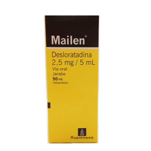 MAILEN 2,5MG/5ML X50ML JBE (DESLORATADINA) (JARABES) (MEGALABS)