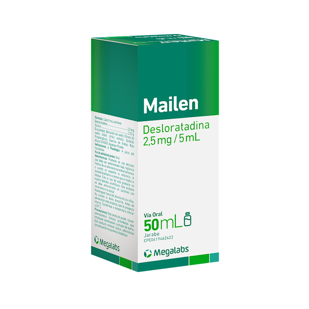 MAILEN 2,5MG/5ML X50ML JBE (DESLORATADINA) (JARABES) (MEGALABS)