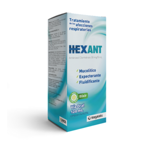 HEXANT 30MG/75ML X 120ML SUSP ADULT (AMBROXOL) (JARABES) (MEGALABS)