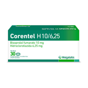 CORENTEL H 10MG/6.25MG X 30 TAB (BISOPROLOL+HCT) (MEGALABS)