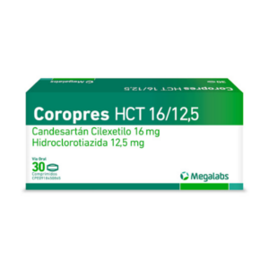 COROPRES H 16MG/12.5MG X 30 TAB (CANDESARTAN + HCT) (MEGALABS)
