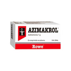 AZIMAKROL 1000MG X 2 COMP (AZITROMICINA)(ROWE)(TABLETAS)