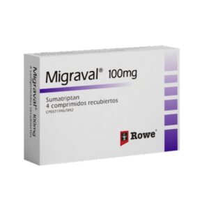 MIGRAVAL 100MG X 4 COMP (SUMATRIPAN) (ROWE) (TABLETAS)