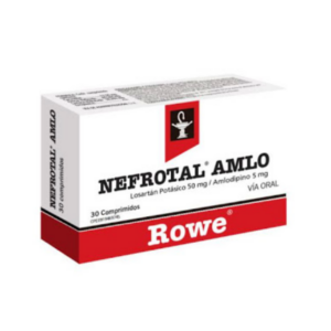 NEFROTAL AMLO 50MG-5MG X 30 COMP (LOSARTAN POTASICO +AMLODIPINA)(ROWE)(TABLETAS)