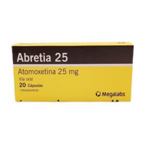 ABRETIA 25MG X 20 CAP (ATOMOXETINA) (TABLETAS) (MEGALABS)