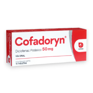 COFADORYN 50MG X 10 TAB (DICLOFENAC POTASICO) (TABLETAS) (COFASA)
