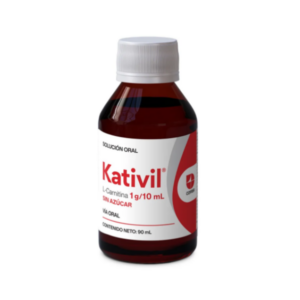 KATIVIL 1GR/10ML X 90ML JBE SIN AZUCAR (L-CARNITINA)(COFASA)