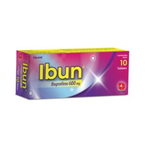 IBUN 600MG X 10 TAB (IBUPROFENO)(COFASA)