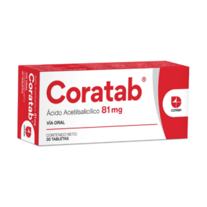 CORATAB 81MG X 30 TAB (ACIDO ACETILSALICILICO) (TABLETAS) (COFASA)