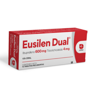 EUSILEN DUAL 600MG/4MG X 15 TAB (TIOCOLCHICOSIDO/IBUPROFENO)(COFASA)