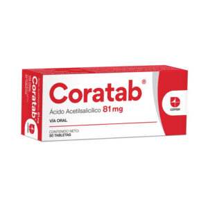 CORATAB 81MG X 100 TAB (ACIDO ACETILSALICILICO)(COFASA)