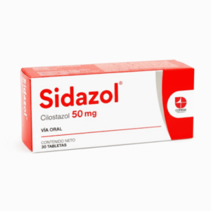 SIDAZOL 50 MG X 30 TAB (CILOSTAZOL) (COFASA)