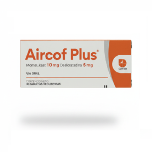AIRCOF PLUS 10MG-5MG X 30 TAB (MONTELUKAST/DESLORATADINA) (COFASA)