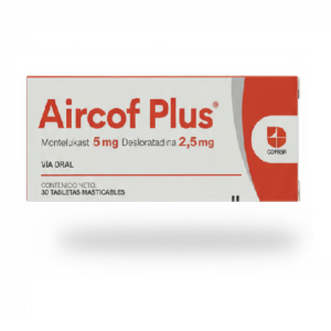 AIRCOF PLUS 5MG-2.5MG X 30 TAB PED (MONTELUKAST/DESLORATADINA) (COFASA)