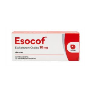 ESOCOF 10MG X 30 TAB (ESCITALOPRAM) (COFASA)