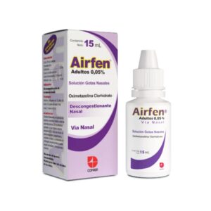 AIRFEN 0.05% GTA ADUL X 15ML (OXIMETAZOLINA) (GOTAS) (COFASA)