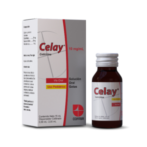 CELAY 10MG/ML SOL GTA X 15ML (CETIRIZINA)(COFASA)