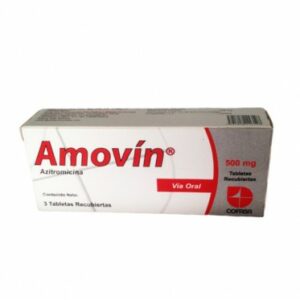 AMOVIN 500MG X 3 TAB (AZITROMICINA) (TABLETAS) (COFASA)