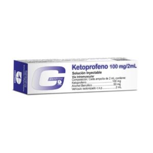 KETOPROFENO AMP 100MG/2ML (COFASA) (AMPOLLAS)