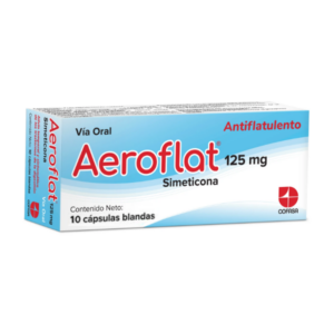 AEROFLAT 125MG X 10 CAP BLANDAS (SIMETICONA)(COFASA)