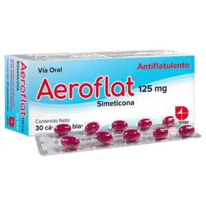 AEROFLAT 125MG X 10 CAP (SIMETICONA) (TABLETAS) (COFASA)