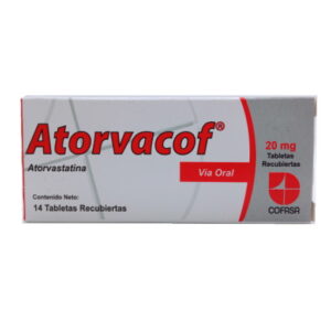 ATORVACOF 20MG X 14 TAB (ATORVASTATINA)(COFASA)(TABLETAS)
