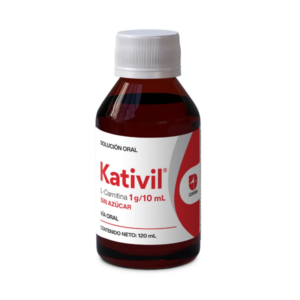 KATIVIL 1GR/10ML X 120ML JBE (L-CARNITINA)(COFASA)