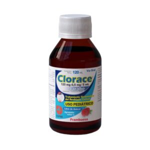 CLORACE 125MG/5ML JBE PED X 120ML (ACETAMINOFEN/CLORFENAMINA)(JARABES)(COFASA)
