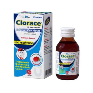 CLORACE 80MG – 0,5MG X 30ML (GOTAS) (ACETAMINOFEN/CLORFENAMINA)(GOTAS)(COFASA)
