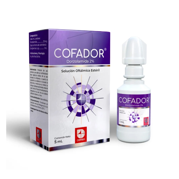 COFADOR SOL OFT X 5ML (DORZOLAMINA) (GOTAS) (COFASA)