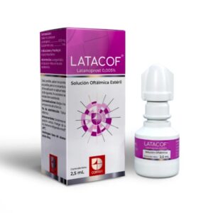 LATACOF 0.005% X 2.5ML(LATANOPROST) (GOTAS OFTAL) (COFASA)