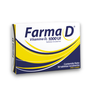FARMA D 1000IU X 30 TAB (VITAMINA D3) (FARMA, S.A.) (TABLETAS)