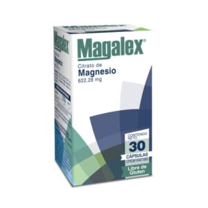 MAGALEX 622.28MG X 30 CAP (CITRATO MAGNESIO) (TABLETAS) FARMA, S.A.