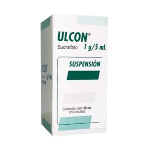 ULCON 1G/5ML SUSP X 80ML (SUCRALFATO) (FARMA, S.A.)(JARABES)