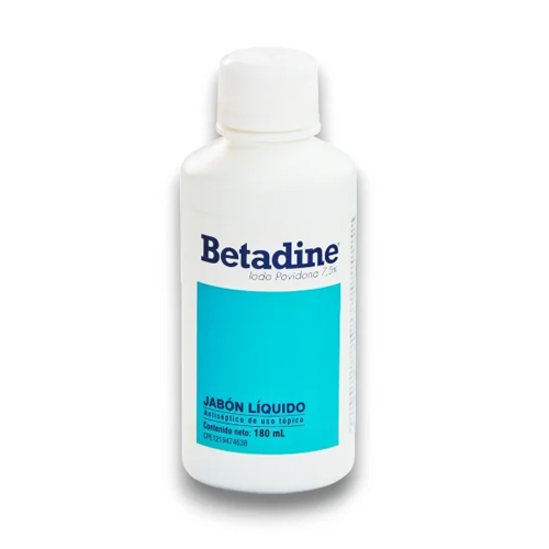 BETADINE 7.5% JABON LIQUIDO 180ML (FARMA, S.A.) (MMQ)