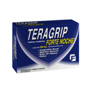 TERAGRIP FORTE NOCHE 650MG/4MG X 4 TAB (FARMA, S.A.)